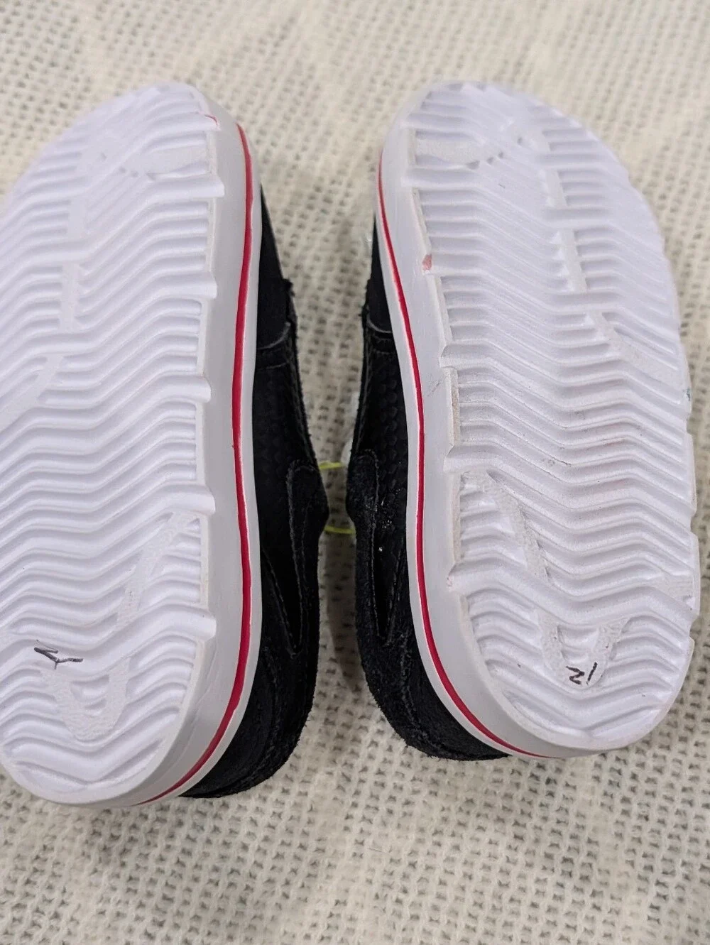 Nike Black Kids Casual Lace-Up Sneakers